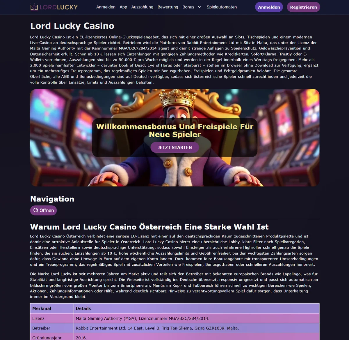 Lord Lucky Casino
